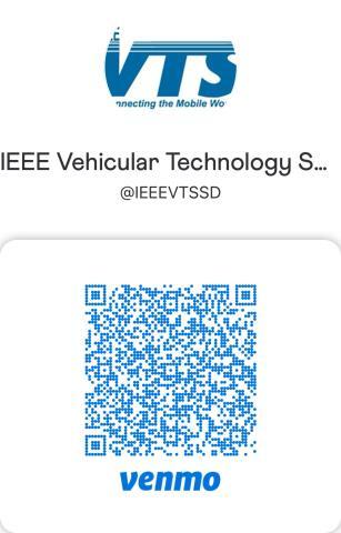 IEEE VTS San Diego Venmo Code