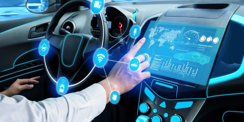 Driverless car interior