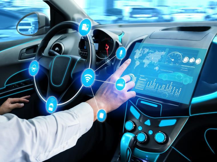 Driverless car interior