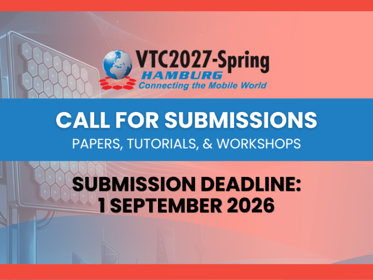 VTC2027-Spring: Call for Submissions